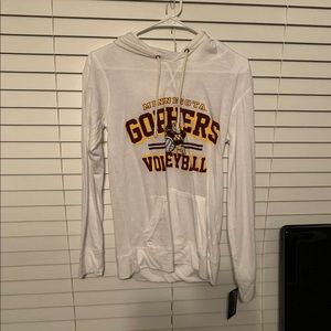 NWT Minnesota gophers volleyball hoodie